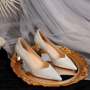 Stunning Crystal Bridal Shoes with Chunky Heels - Dual-Purpose Wedding Shoes for Xiuhe Dress & Comfortable Everyday Wear
