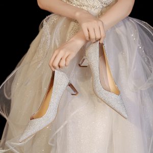Stunning Crystal Bridal Shoes with Chunky Heels - Dual-Purpose Wedding Shoes for Xiuhe Dress & Comfortable Everyday Wear