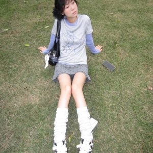 Summer Gray Polka Dot Fake Two-Piece Sports Skirt for Women, Low-Waist Elastic Slim-Fit Yoga Shorts Skirt