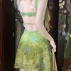 Summer Green Wild Fairy Tale Backless Dress for Women - Lace Splicing, Slimming Waist, Short Skirt, Y2K Style