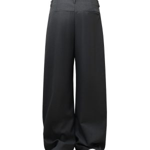 Summer Korean Style Trendy Loose-Fit Wide-Leg Trousers - Straight-Cut Casual Pants for Effortless 90s-Inspired Fashion