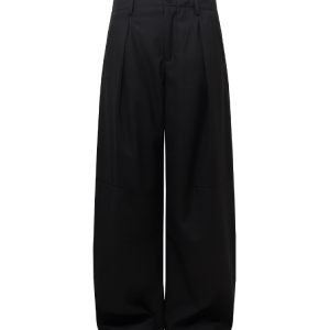 Summer Korean Style Trendy Loose-Fit Wide-Leg Trousers - Straight-Cut Casual Pants for Effortless 90s-Inspired Fashion