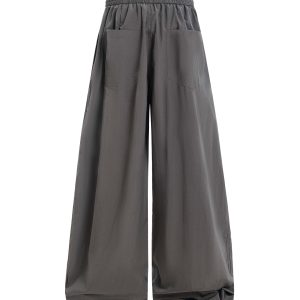 Summer Pleated Straight Loose Cargo Pants for Outdoor Adventure, Windproof Sports Trousers, Casual 90s Style