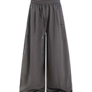 Summer Pleated Straight Loose Cargo Pants for Outdoor Adventure, Windproof Sports Trousers, Casual 90s Style