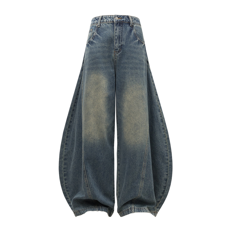 Summer Thin Baggy Jeans for Women - Vintage American Style Machete Pants, 2025 Trend