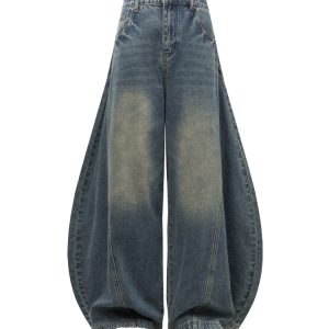Summer Thin Baggy Jeans for Women - Vintage American Style Machete Pants, 2025 Trend