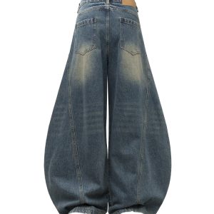 Summer Thin Baggy Jeans for Women - Vintage American Style Machete Pants, 2025 Trend