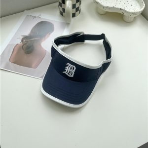 Summer Three-Dimensional Embroidered Cap for Women - Trendy No-Top Duckbill Hat for Casual Outdoor Cycling and Sports