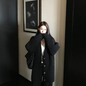 Sunset Harbor Knitted Cardigan Sweater for Women, Loose Shawl Style, Cozy Spring & Winter Layering, Casual Fashion Essential