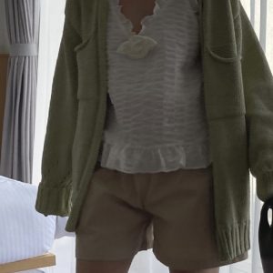 Sweet Lotus Leaf Edge Camisole with Cute Ruffle Details - Korean Style, Perfect for Layering or Wearing Alone, Trendy Y2K Fashion Piece