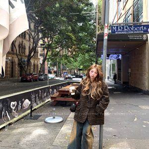 Sydney Long Leg Vintage Wash Distressed Slim Straight Leg Jeans for Women - Loose Wide Leg Floor-Length Fashion Pants