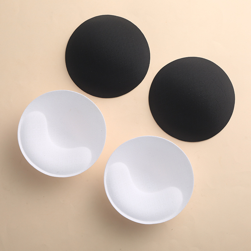 Thickened Breathable Latex Feel Chest Pad Inserts for Sports Swimwear - Strapless Sponge Bra Lining Replacement