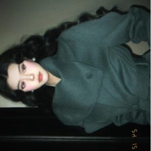 Thigh-Length Double-Sided Wool Coat with Scarf Collar – Trendy High-End Mid-Length Fashion Outerwear