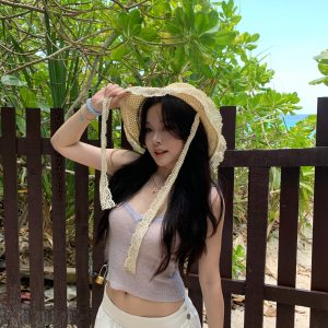 Three-Color Transparent Exquisite Camisole & Cardigan Set - Summer Love Letter High Wearability Fashion for Y2K Style