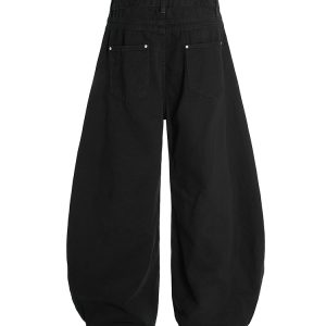 Trendy Curved Blade Pants for Women - 2025 Style American Casual Fashion - Chic Machete Design