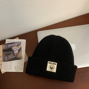 Trendy Knitted Wool Hat for Women - Versatile Warm Autumn Winter Accessory for Big Heads, Flattering Fit, Cozy Cold Weather Wear