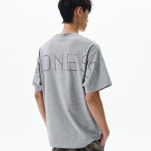 Trendy Retro Barn Style Short-Sleeve T-Shirt for Women - American High Street Clean Fit Letter Design Top