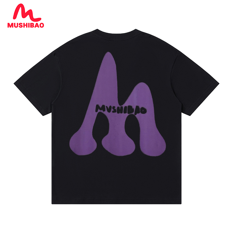 Trendy Short Sleeve T-Shirt for Men - 2025 Summer American Hip-Hop Street Style Cool Couple Tee