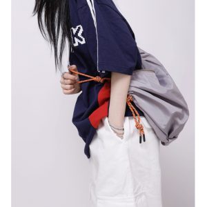 Trendy White Work Pants for Women - Hip-Hop Jazz Dance Long Straight-Leg Joggers, Casual Style, Y2K Fashion