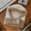 Trendy Women's Balaclava Hat with Scarf, Warm Ear Protection, Autumn Winter Style, Cozy Fashion Accessory