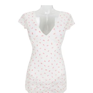 V-Neck Bow Tie Dress with Exposed Waist - Korean Style Dongdaemun Inspired Swimwear Dress for Summer Fashion
