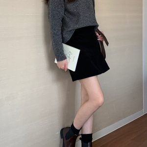 V-Neck Wool Sweater for Women, Spring Loose Slimming Top, High-End Versatile Knitwear, Stylish Casual Layering Piece