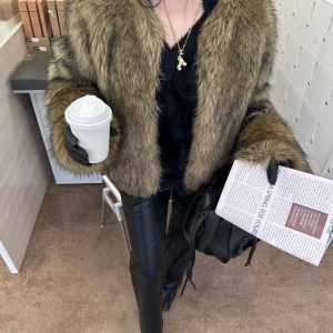 V-Waist Straight Leather Pants - Trendy God Pants, Versatile Straight-Leg Design for Effortless Style, Perfect for Y2K and Everyday Wear