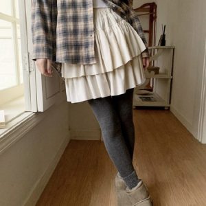 Velvet Mini Skirt - Ballet Girl Winter Limited Edition, Korean Style, Chic Fashion for a Stylish Look