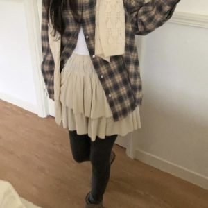 Velvet Mini Skirt - Ballet Girl Winter Limited Edition, Korean Style, Chic Fashion for a Stylish Look