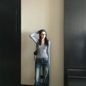 Versatile American Washed Blue Straight-Leg Jeans for Women, Low-Waist Loose Wide-Leg Casual Pants, Y2K Fashion Trend