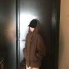 Versatile Asymmetrical Zipper Hooded Cardigan Sweatshirt with Lapel - Trendy Weekend Style for Casual Outfits