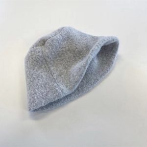 Versatile Knitted Bucket Hat for Autumn/Winter - Plush Grainy Fisherman's Hat in Korean Style