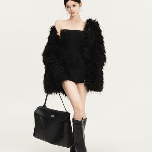 Versatile Loose Fur Coat for Autumn Winter - Chic Layering Essential for Y2K and Korean Style Fashion