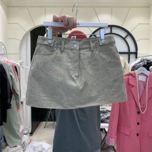 Versatile Minimalist Adjustable Waistband Mini Skirt for Women – Casual Anti-Exposure Half Skirt, Perfect for Y2K and Everyday Style