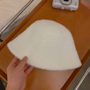 Versatile Mink Fur Bucket Hat for Women - 2023 Autumn/Winter Face-Shaping Fisherman Style