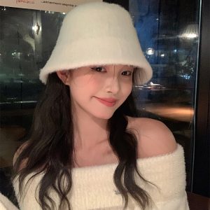Versatile Mink Fur Bucket Hat for Women - 2023 Autumn/Winter Face-Shaping Fisherman Style
