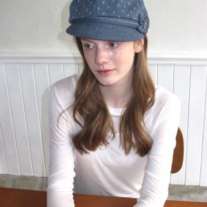 Versatile Retro Polka Dot Painter Hat for Women - Cute Floral Design, Stylish Face-Enhancing Accessory for Spring and Summer