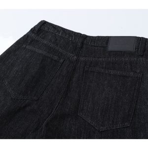 Vintage American Button Fly Raw Denim Shorts for Summer - Cleanfit High Street Style 7/10 Pants