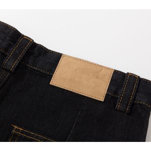 Vintage American Cocoon Scythe Pants - Washed Distressed Relaxed Banana Jeans for Trendy Y2K Style