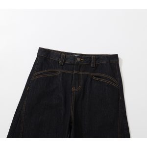 Vintage American Cocoon Scythe Pants - Washed Distressed Relaxed Banana Jeans for Trendy Y2K Style