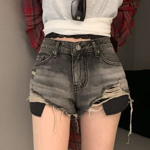 Vintage Check Long Sleeve Plaid Shirt for Women - Loose Fit Raw Edge Jacket - Summer Style Top - Y2K Fashion