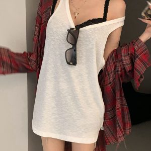 Vintage Check Long Sleeve Plaid Shirt for Women - Loose Fit Raw Edge Jacket - Summer Style Top - Y2K Fashion