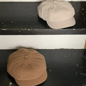 Vintage Clay Beret - Cute Round Hat, Korean Style, Fashionable Accessory for a Chic Look