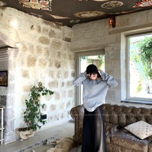 Vintage Irregular Gradient Wide-Leg Pants for Women - Casual Loose Fit with Lazy Long Legs - 90s Inspired Fashion