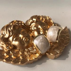Vintage Minimalist S925 Pure Silver Enamel Earrings for Women - Court Style Ear Clips, Perfect for Y2K and Modern Fashion
