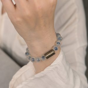 Vintage Minimalist Sugar Heart Agate Circle Bracelet - Artistic Unisex Design, Versatile Fashion Accessory for Men and Women