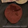 Vintage Newsboy Cap for Women - "My Head Is Not Round" Autumn Winter Duckbill Beret Hat, Versatile and Flattering 90s Style
