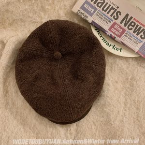 Vintage Newsboy Cap for Women - 