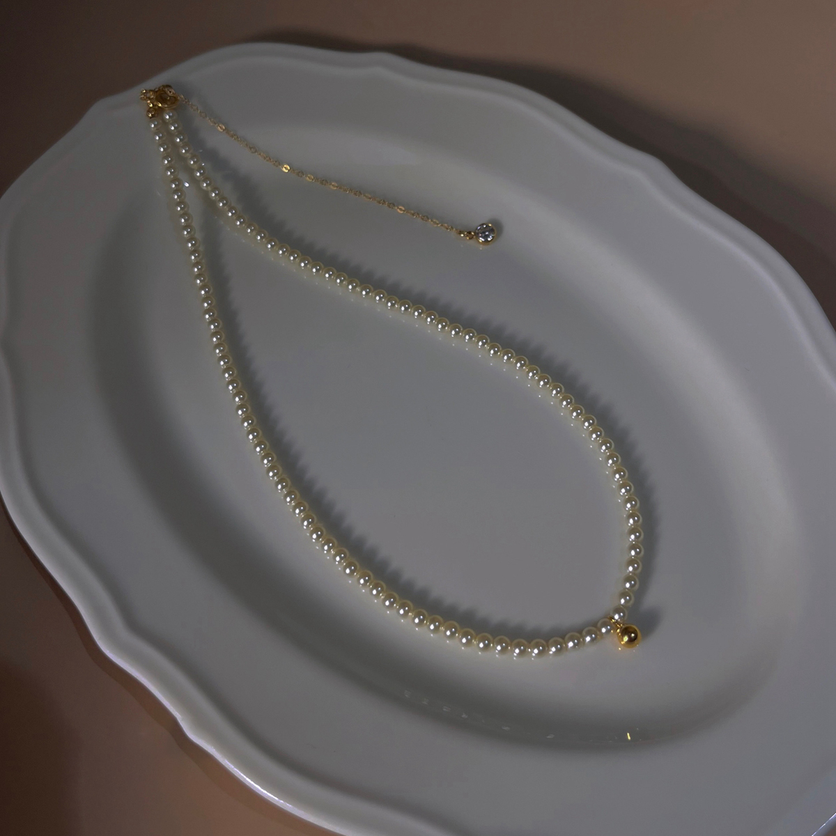 Vintage Rice Grain Layered Choker Necklace with Natural Pearls for Women - Boho Chic Jewelry Trend