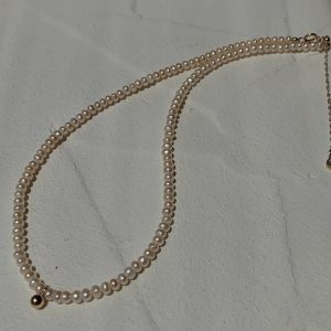 Vintage Rice Grain Layered Choker Necklace with Natural Pearls for Women - Boho Chic Jewelry Trend